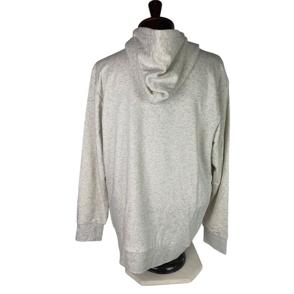 XL Adidas Men's New Pullover Sweatshirt Hoodie Gray Heathered Knit - Picture 6 of 8